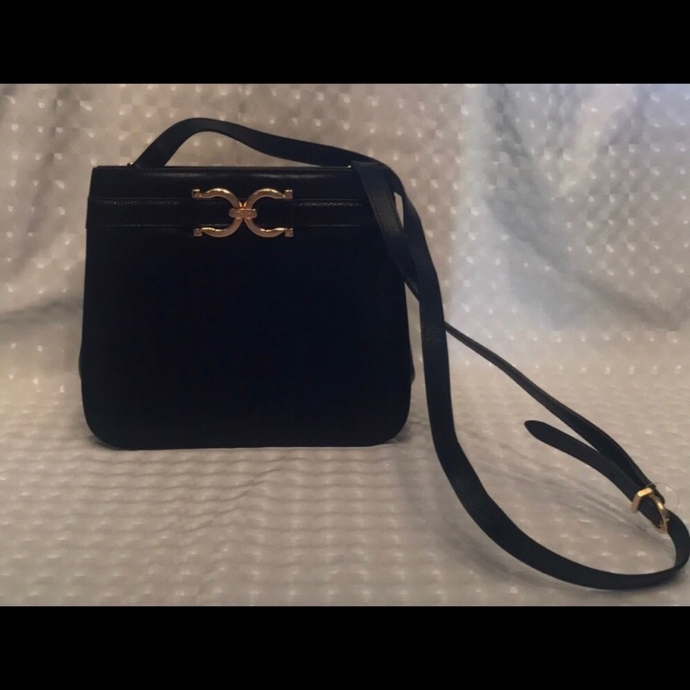 Salvatore Ferragamo black crossbody
